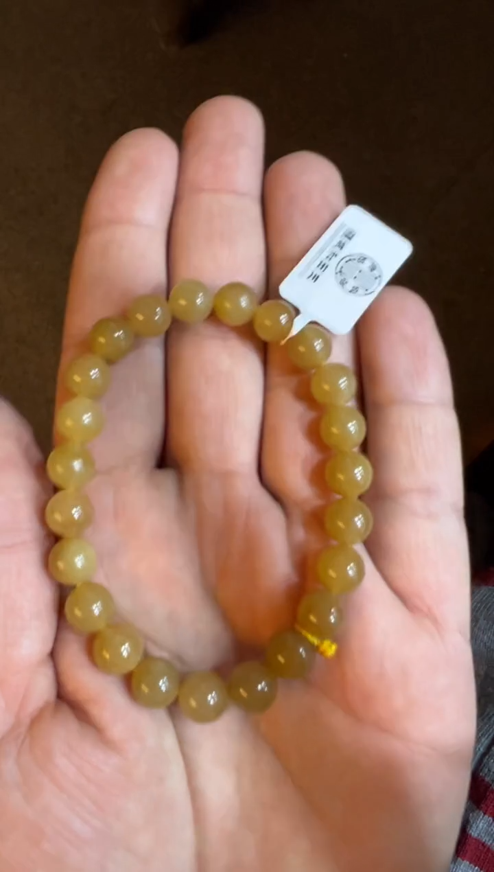 未镶嵌手串和田玉金山老红糖手串（产地直发）