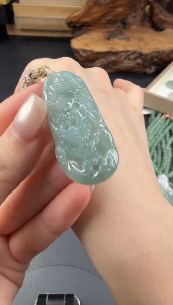 吊坠(不含链)未镶嵌翡翠翡翠饰品-51
