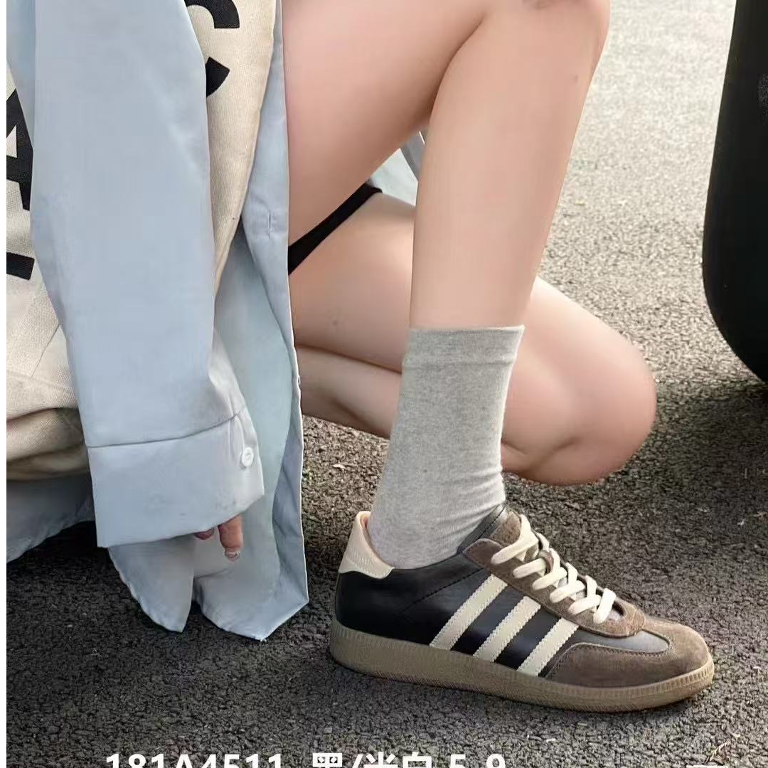 181a4511百搭拼色休闲鞋 运动鞋 软底软面
