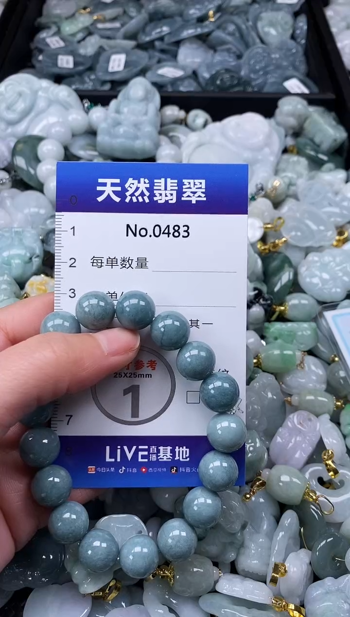 【闪购商品】翡翠颈饰未镶嵌缅甸A货翡翠0483