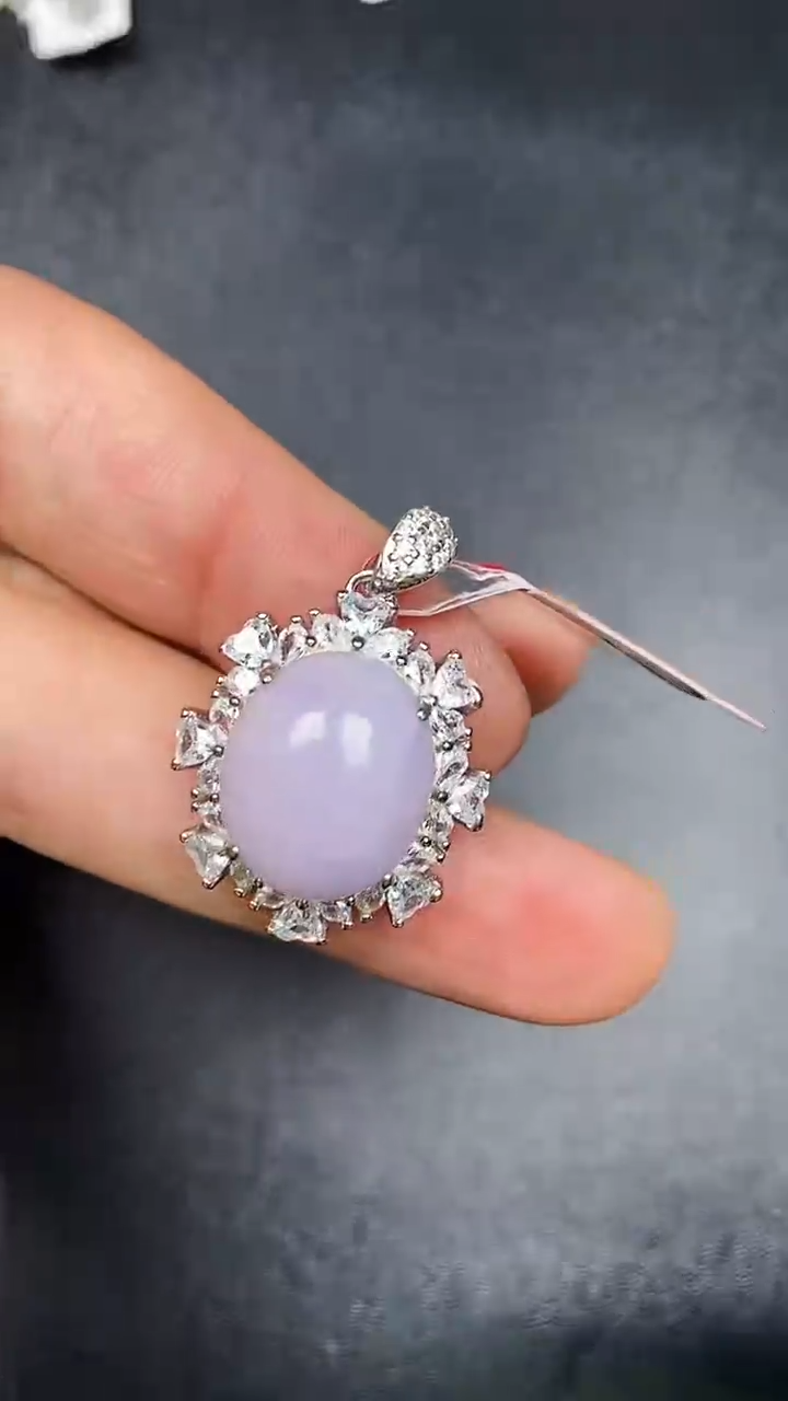 银S925镶嵌戒指翡翠2180