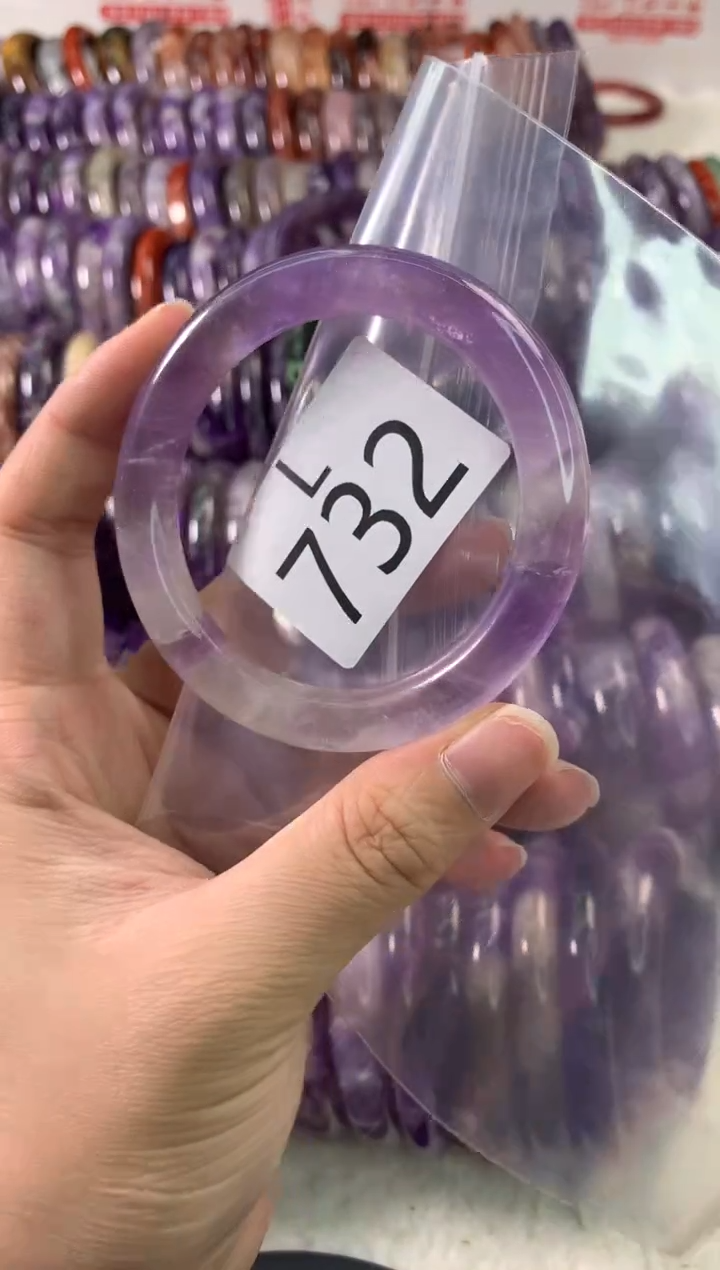 【闪购商品】水晶水晶手镯L未镶嵌732-53