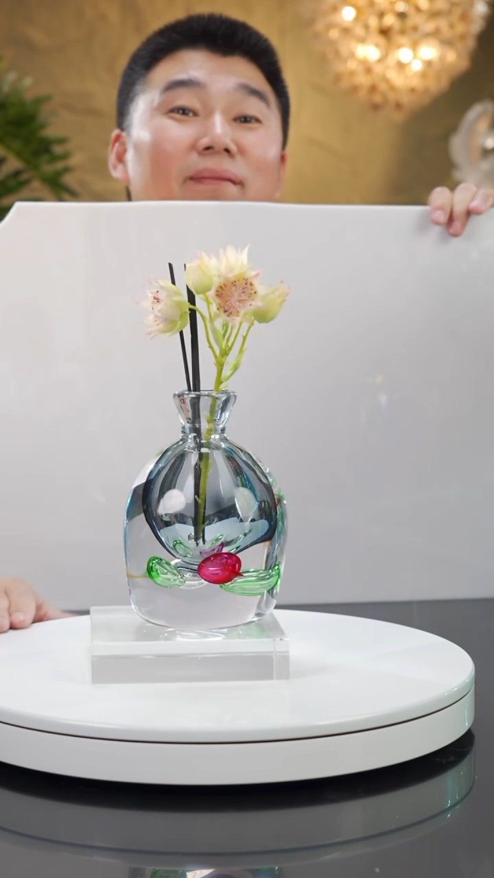 瓷片设计款灰色香薰瓶