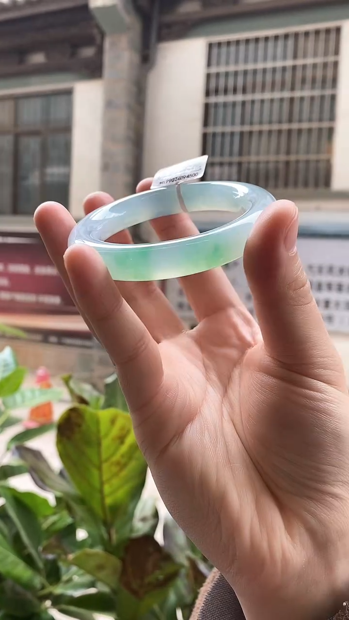 【闪购商品】翡翠手镯（圆镯）未镶嵌56圆条