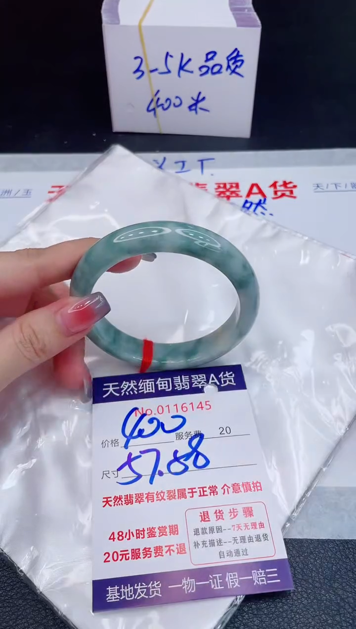 未镶嵌手镯翡翠400.00