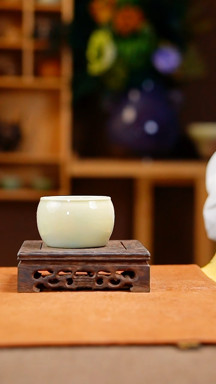 瓷片「器象万千」钧瓷手作美器 叶C939