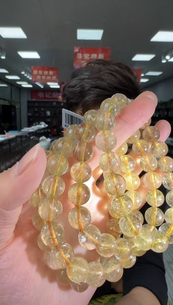 【闪购商品】水晶手链未镶嵌B41GXL1010约10mm多样性发一