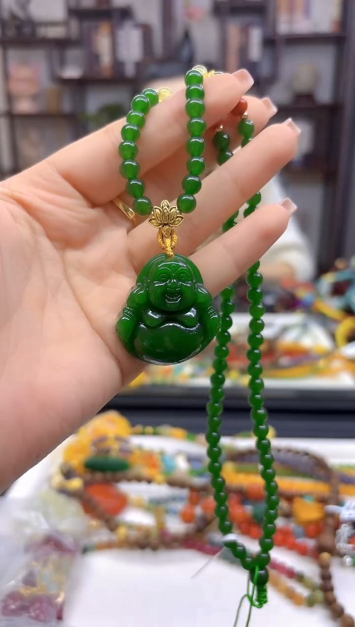【闪购商品】和田玉（碧玉）毛衣链未镶嵌M230