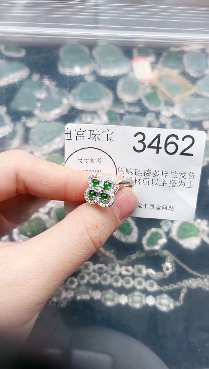 【闪购商品】翡翠颈饰未镶嵌3462赠皮绳