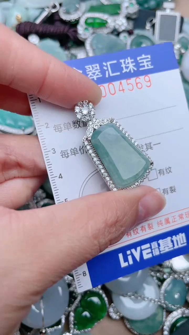 【闪购商品】翡翠颈饰未镶嵌4569.....