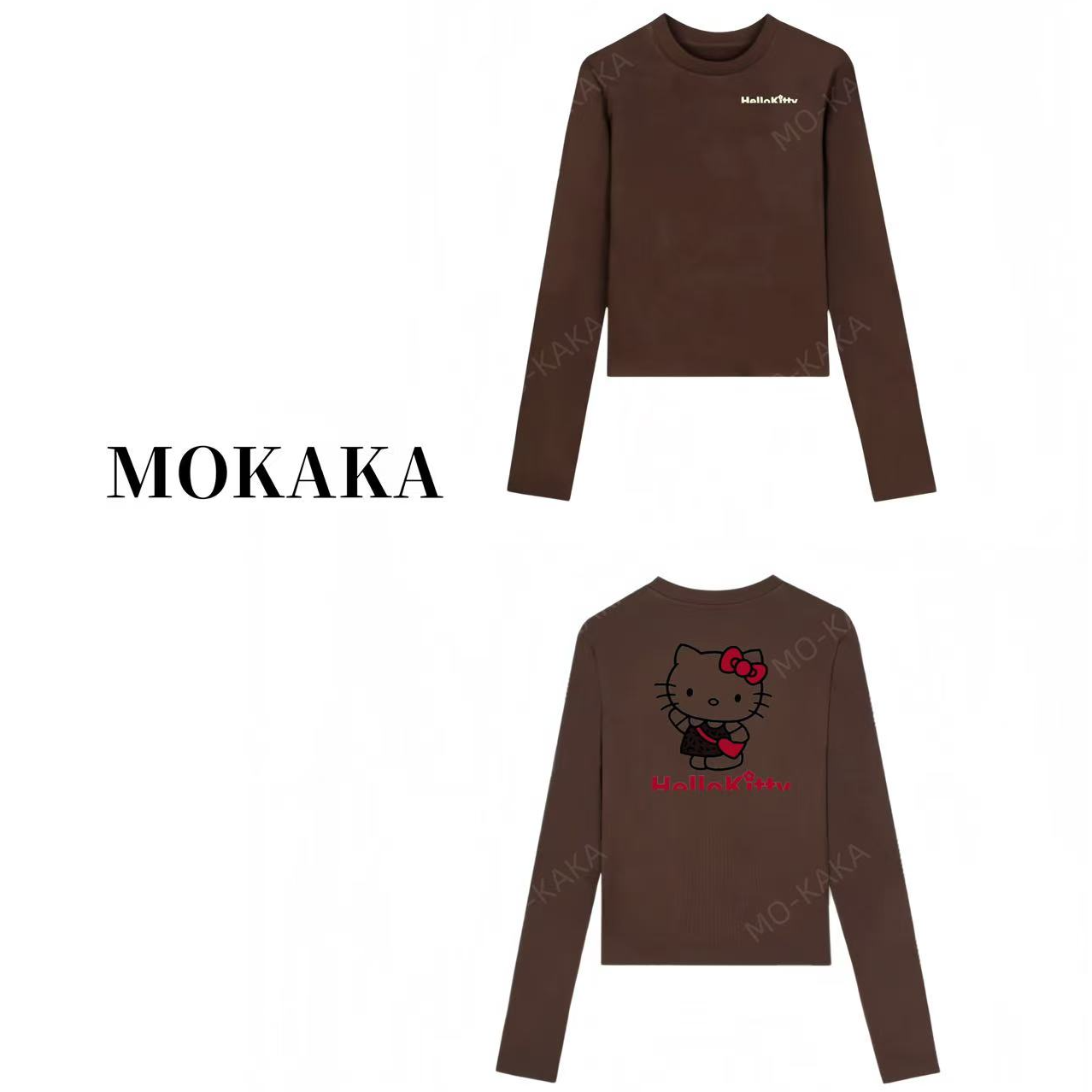 【浪漫凯蒂】秋冬新款羊毛保暖软糯修身减龄显瘦长袖T恤上衣