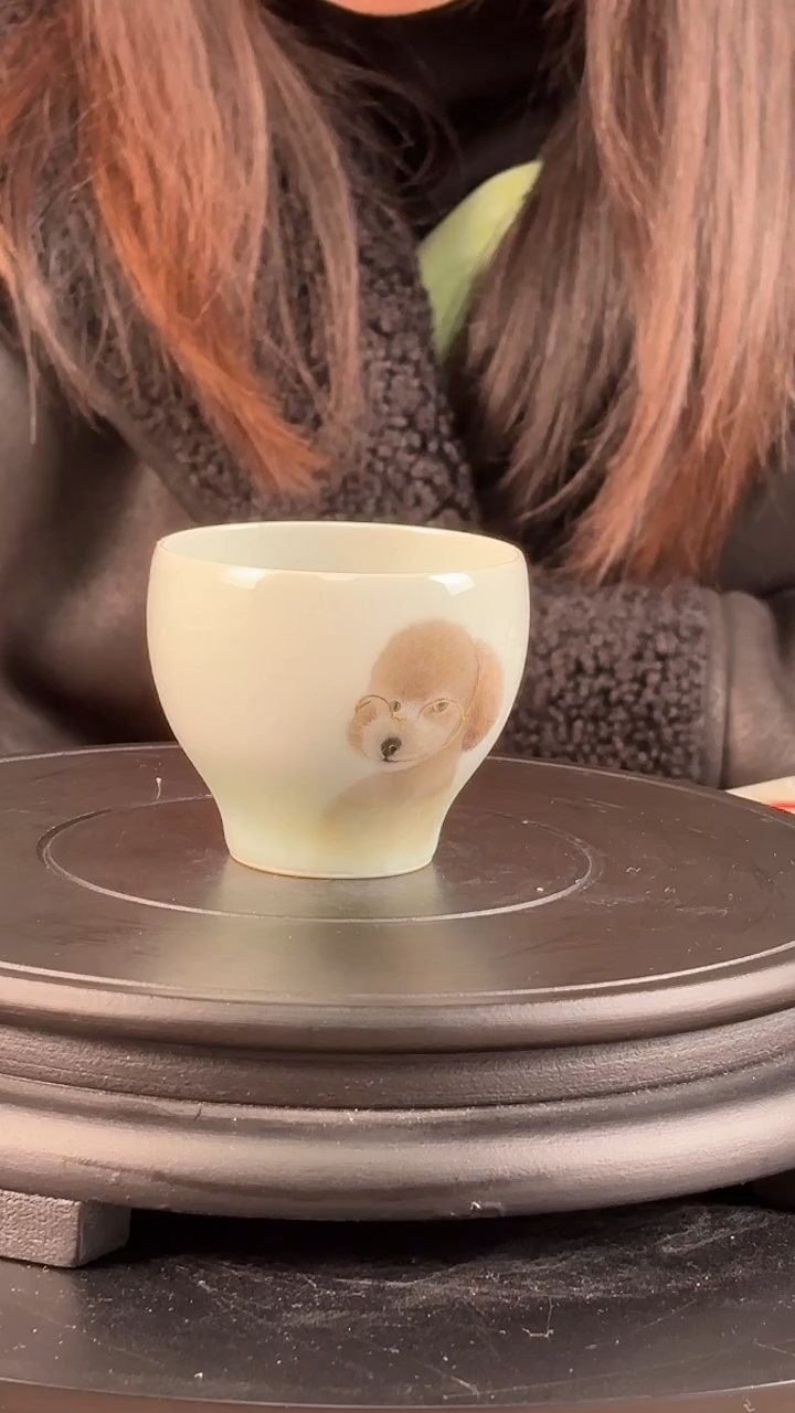 杯子陶瓷谭龙操《狗》陶瓷单杯