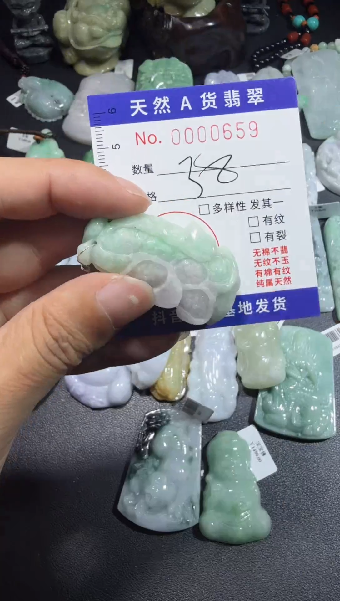 【闪购商品】翡翠颈饰未镶嵌00000659
