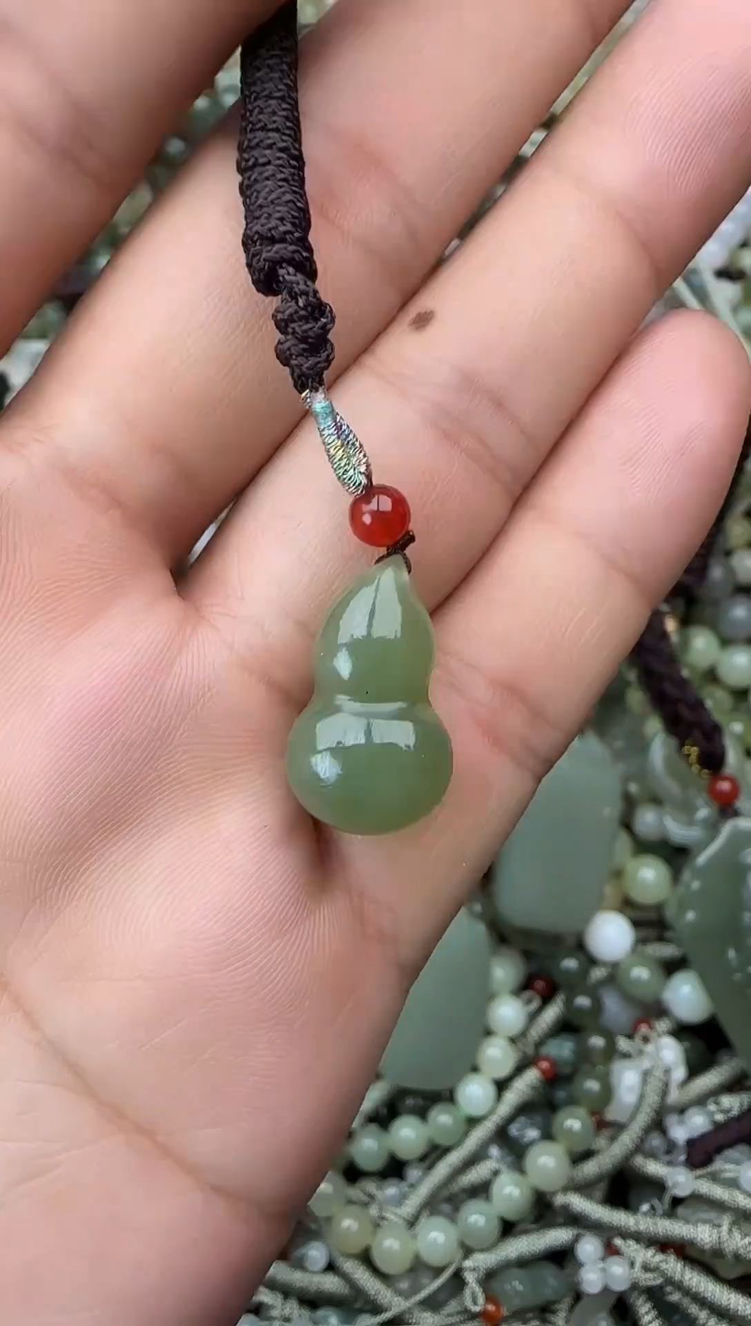 颈饰未镶嵌和田玉拍一发一