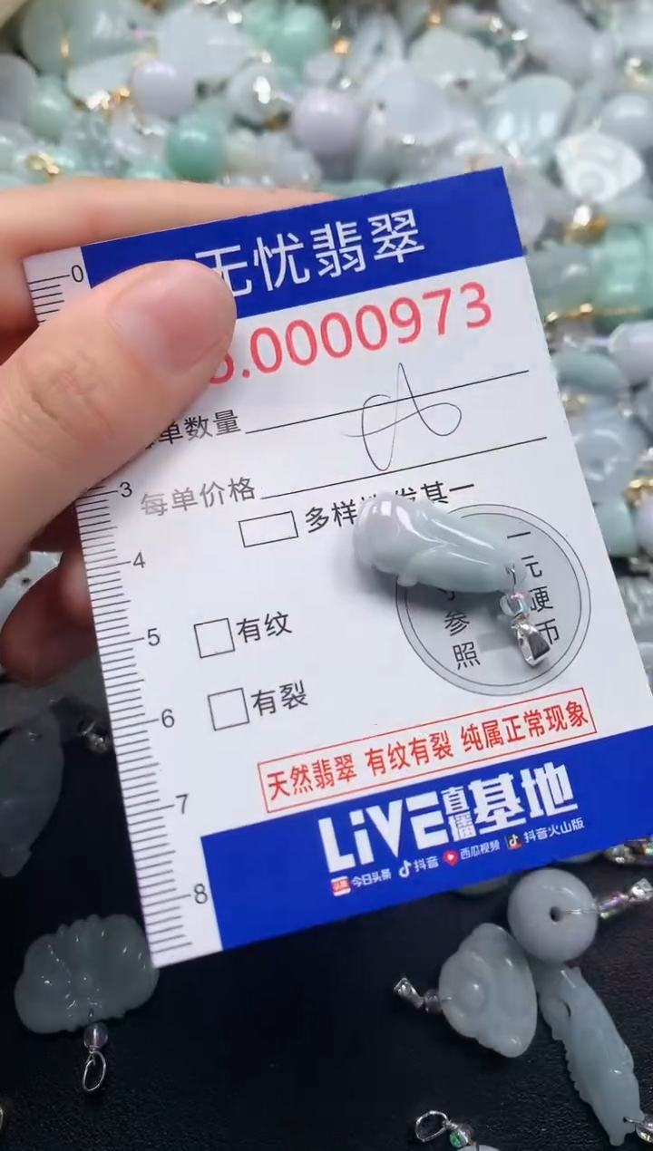 颈饰未镶嵌翡翠973