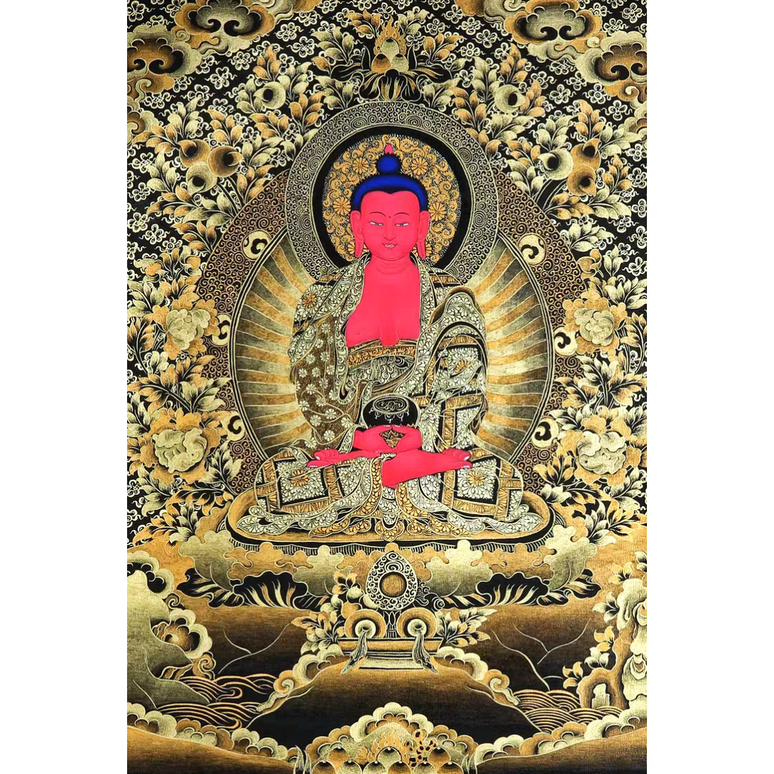 DMC十字绣- 阿弥陀佛 黑金唐卡 猪狗的守护神2025爆款十字绣