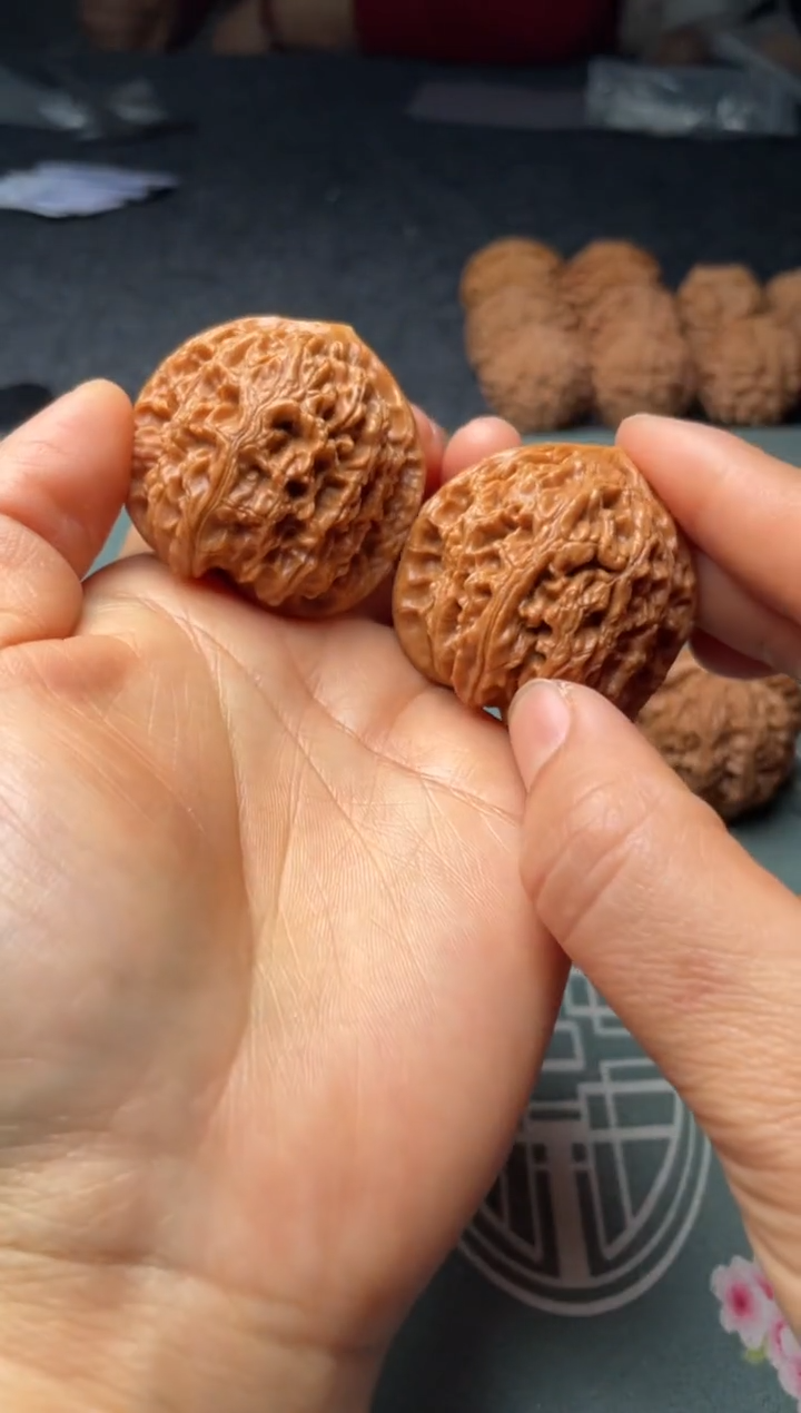 把件文玩核桃w329   水龙纹 41尺