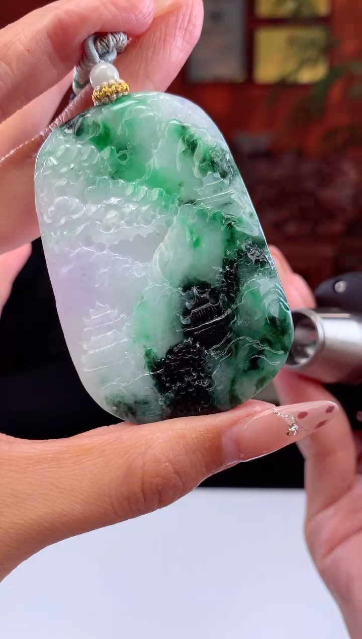 【闪购商品】定制翡翠未镶嵌挂件发货（拍一发一）