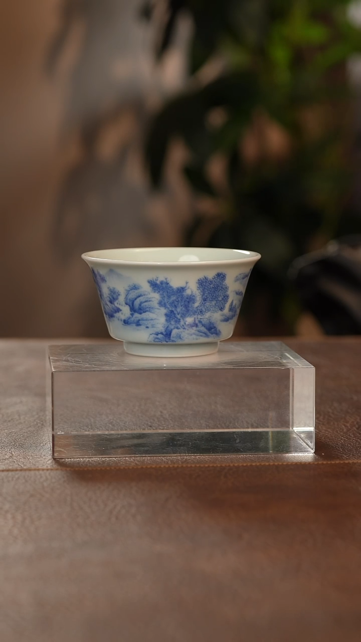 【闪购商品】瓷片青花瓷茶具斌芬陶瓷