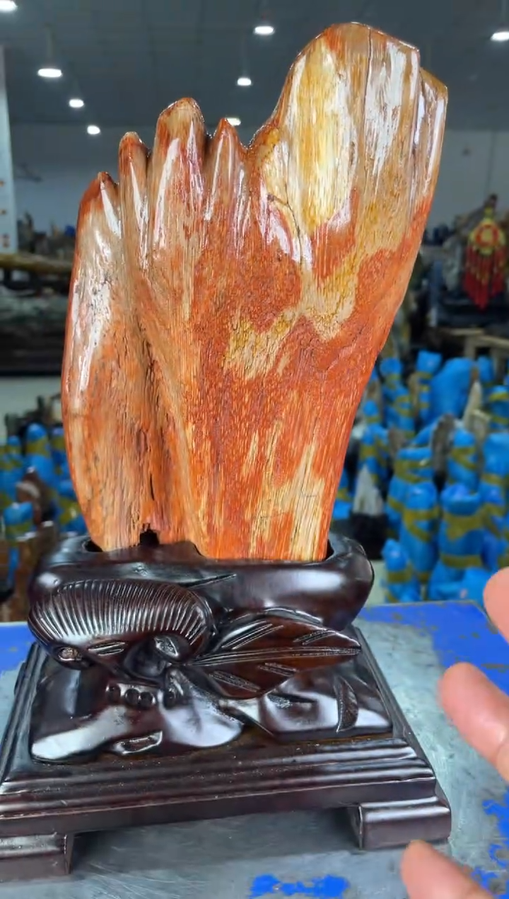 【闪购商品】硅化玉摆件未镶嵌23
