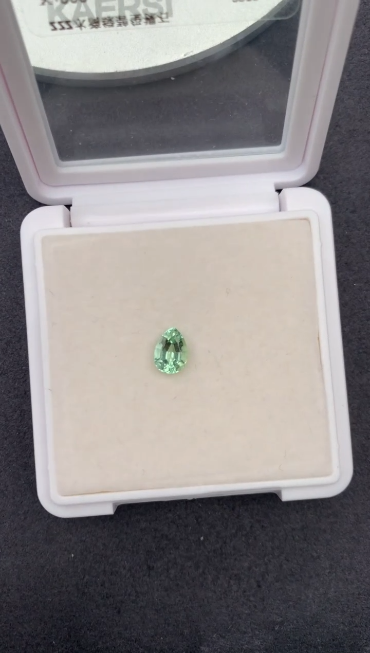 未镶嵌珠宝半成品碧玺1ct 绿碧玺  FH  定制