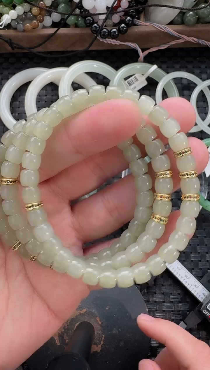 颈饰未镶嵌和田玉7*6（多样性发货拍一发一）