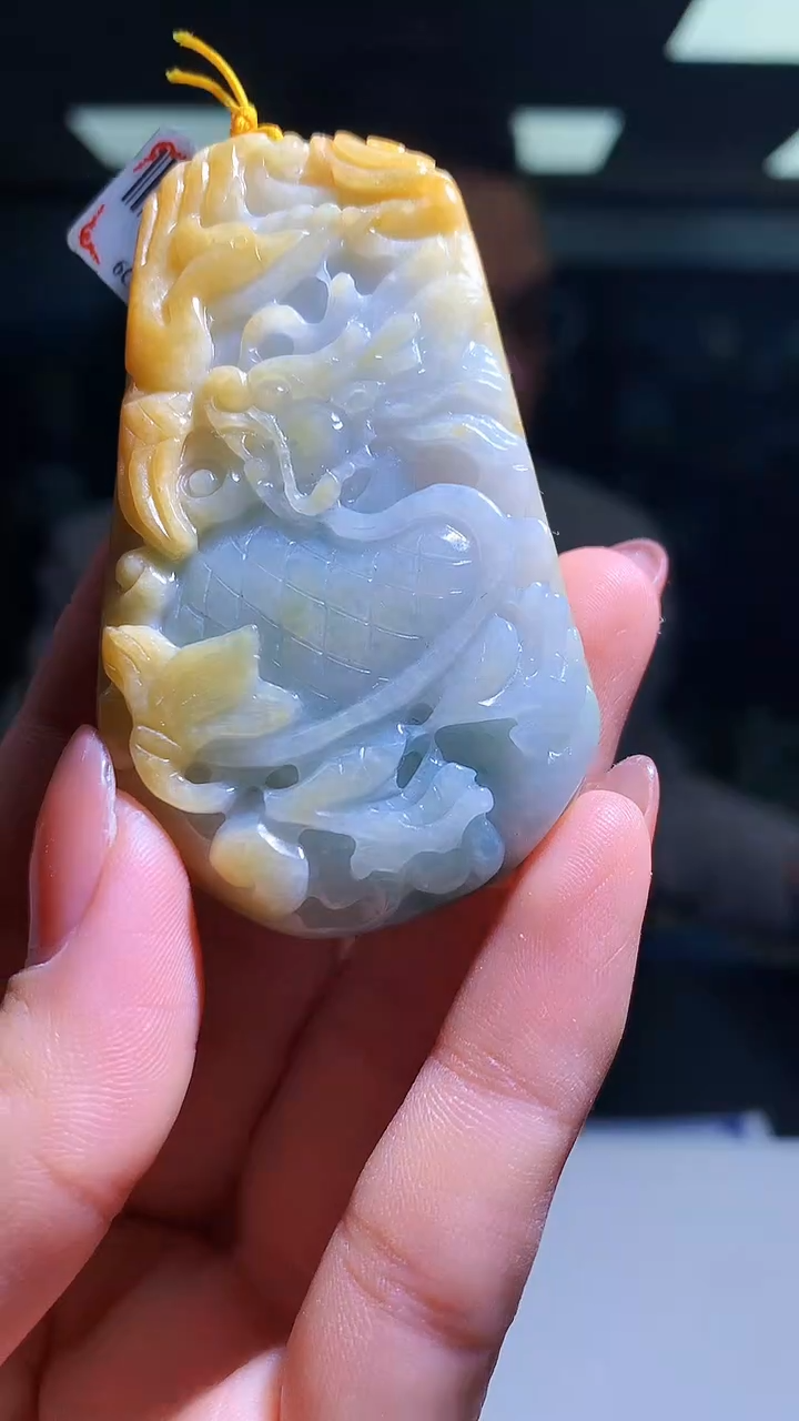 【闪购商品】定制翡翠未镶嵌 1023hm-毛货挂件18