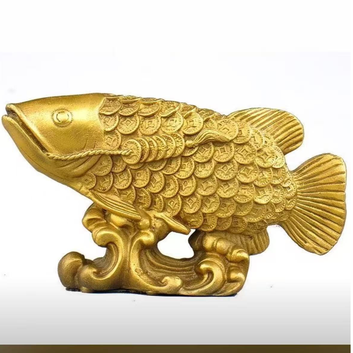 连年有鱼八方来财摆件 详     