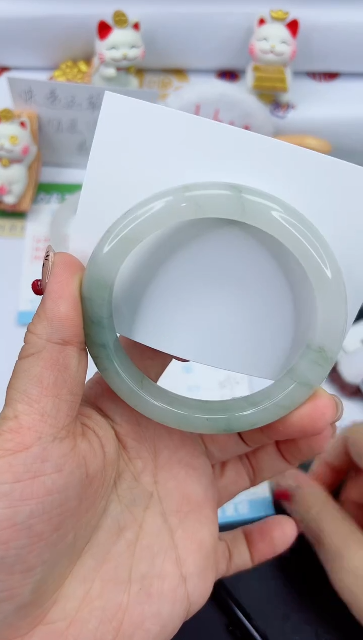 【闪购商品】石英质玉手镯未镶嵌1094-61.5