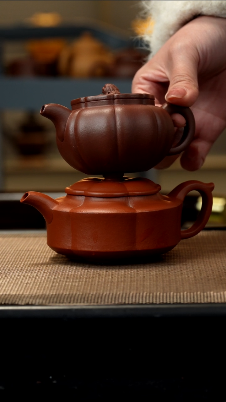 紫砂茶盏禅**味生砂朱泥两把