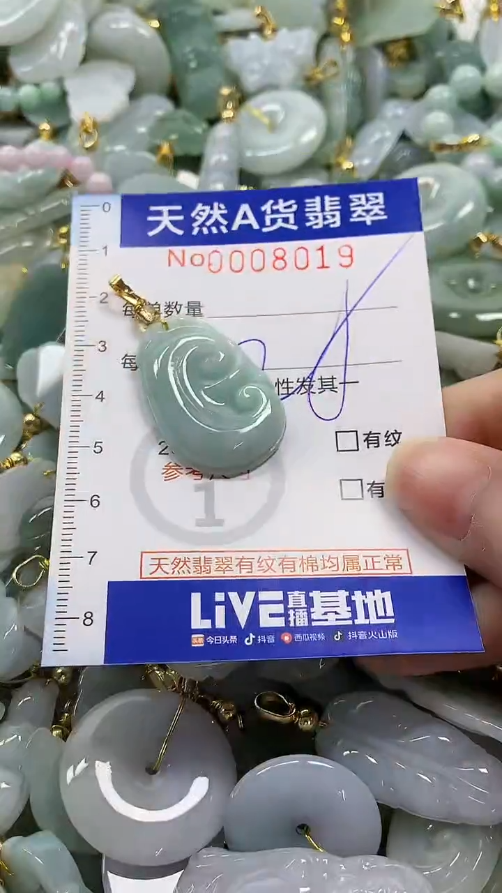 颈饰未镶嵌翡翠纯天然a货翡翠