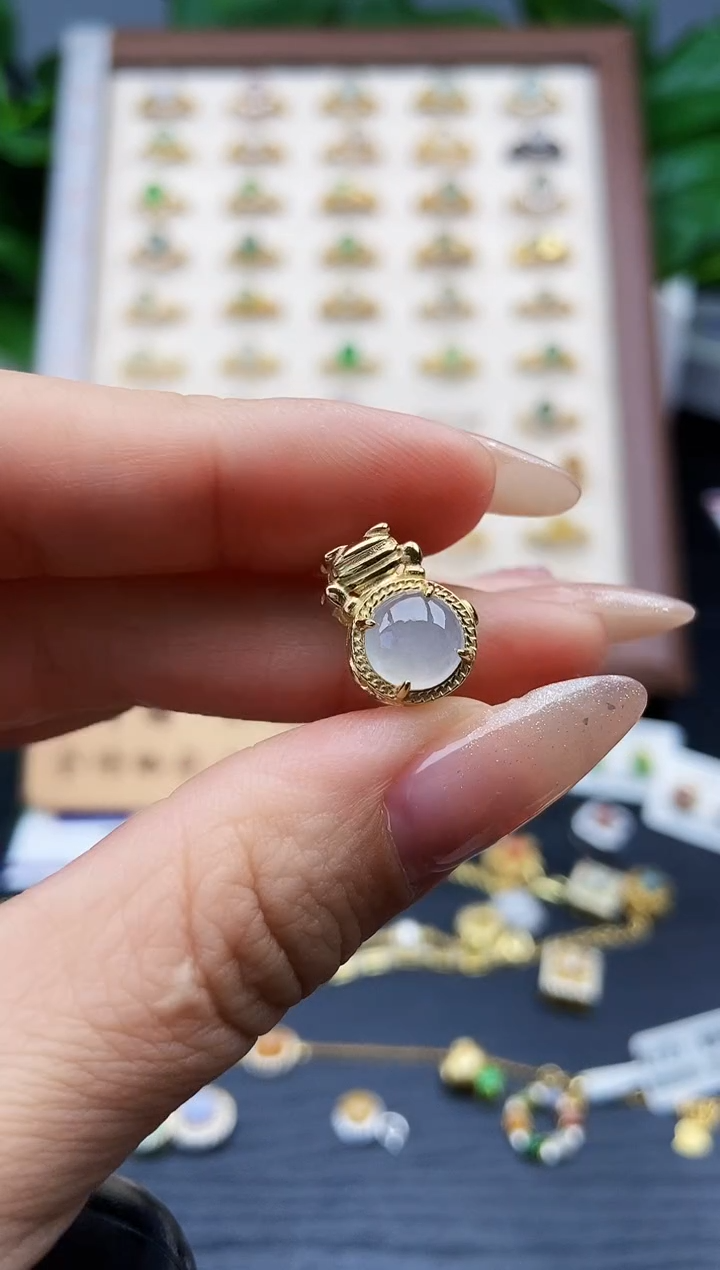 颈饰银S925镶嵌翡翠12