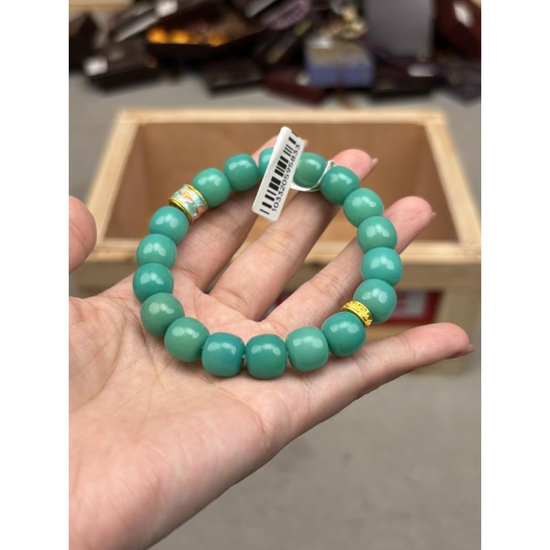 JG0078-湖水蓝菩提单圈手串 无礼盒