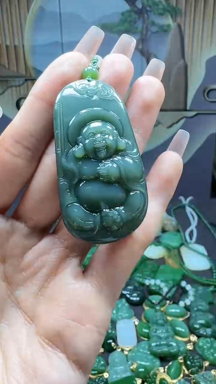 【闪购商品】和田玉挂件未镶嵌1