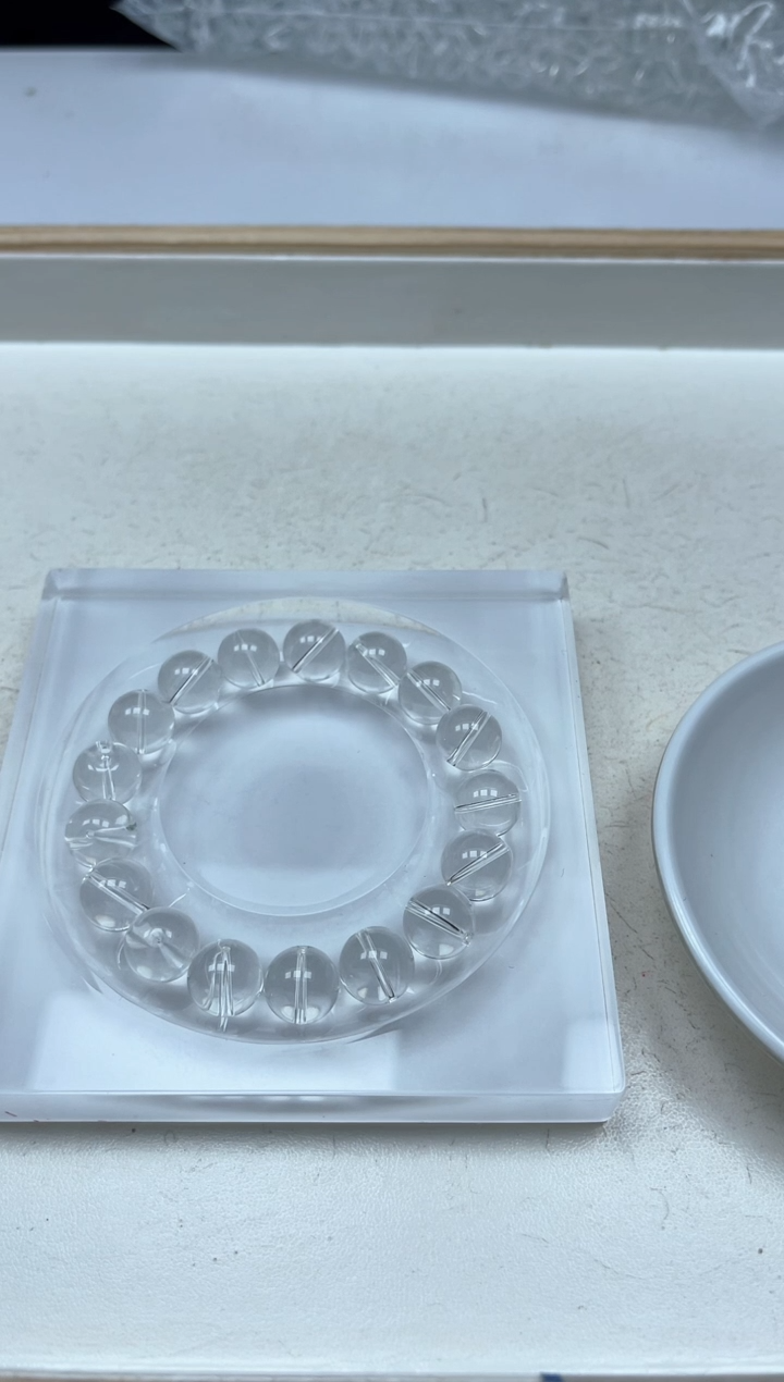 水晶珠宝半成品未镶嵌B1398 白水晶12mm5个9.9元