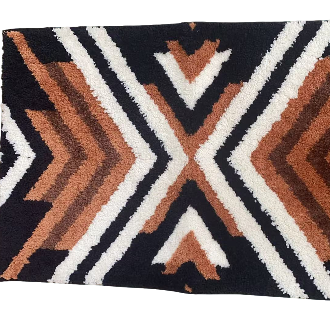 外贸菱形浴室地垫50*80cm