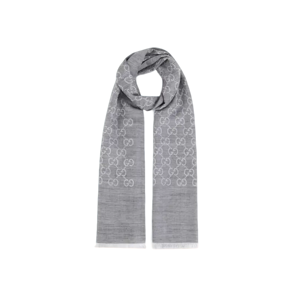 未使用 GUCCI/古驰  GUCCI/古驰 流苏织花羊毛经典围巾/阿洁专属