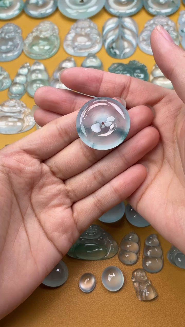 吊坠(不含链)未镶嵌翡翠9 平安扣 30 6.3