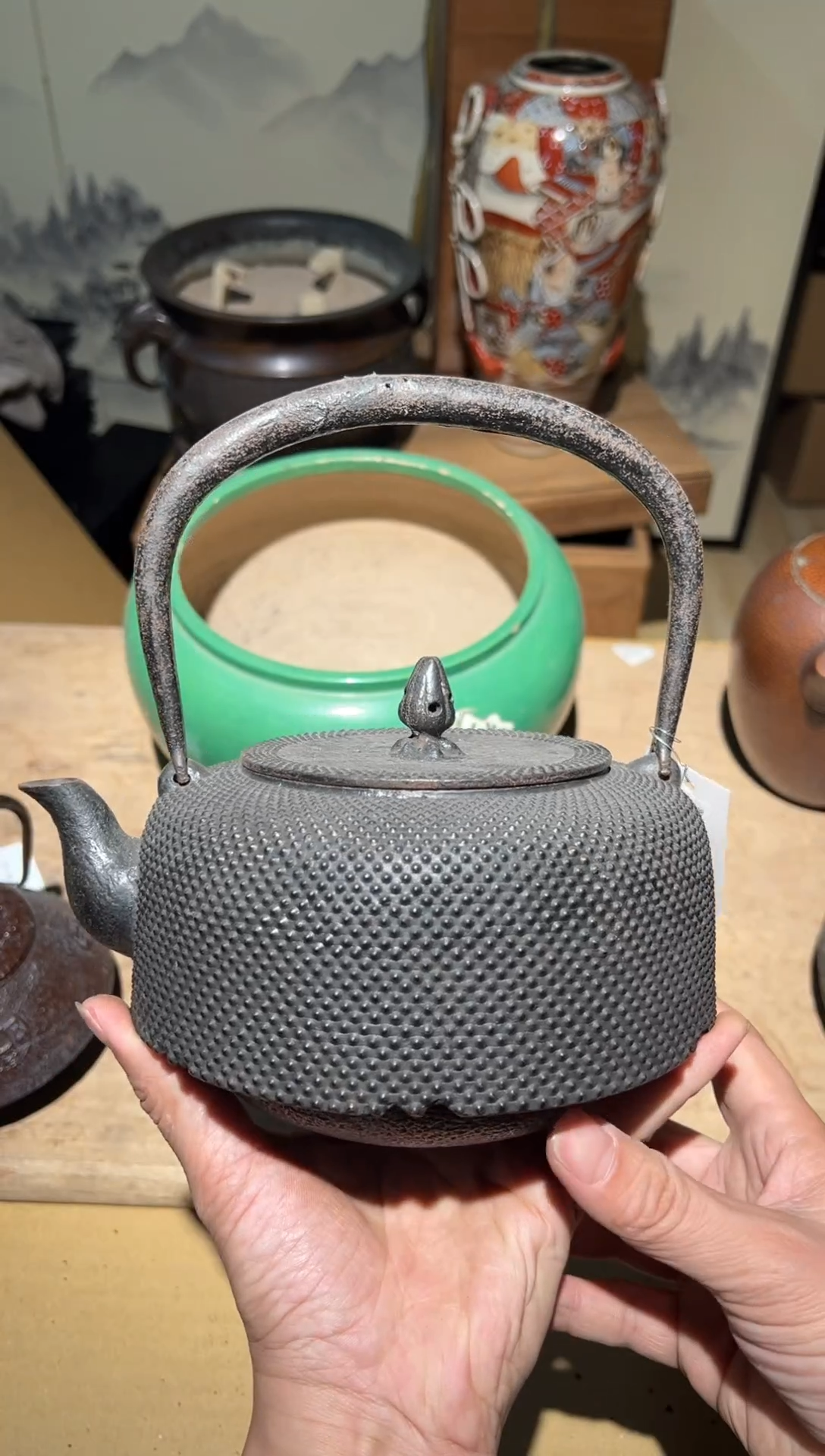 铁A4299铁壶中古周边/