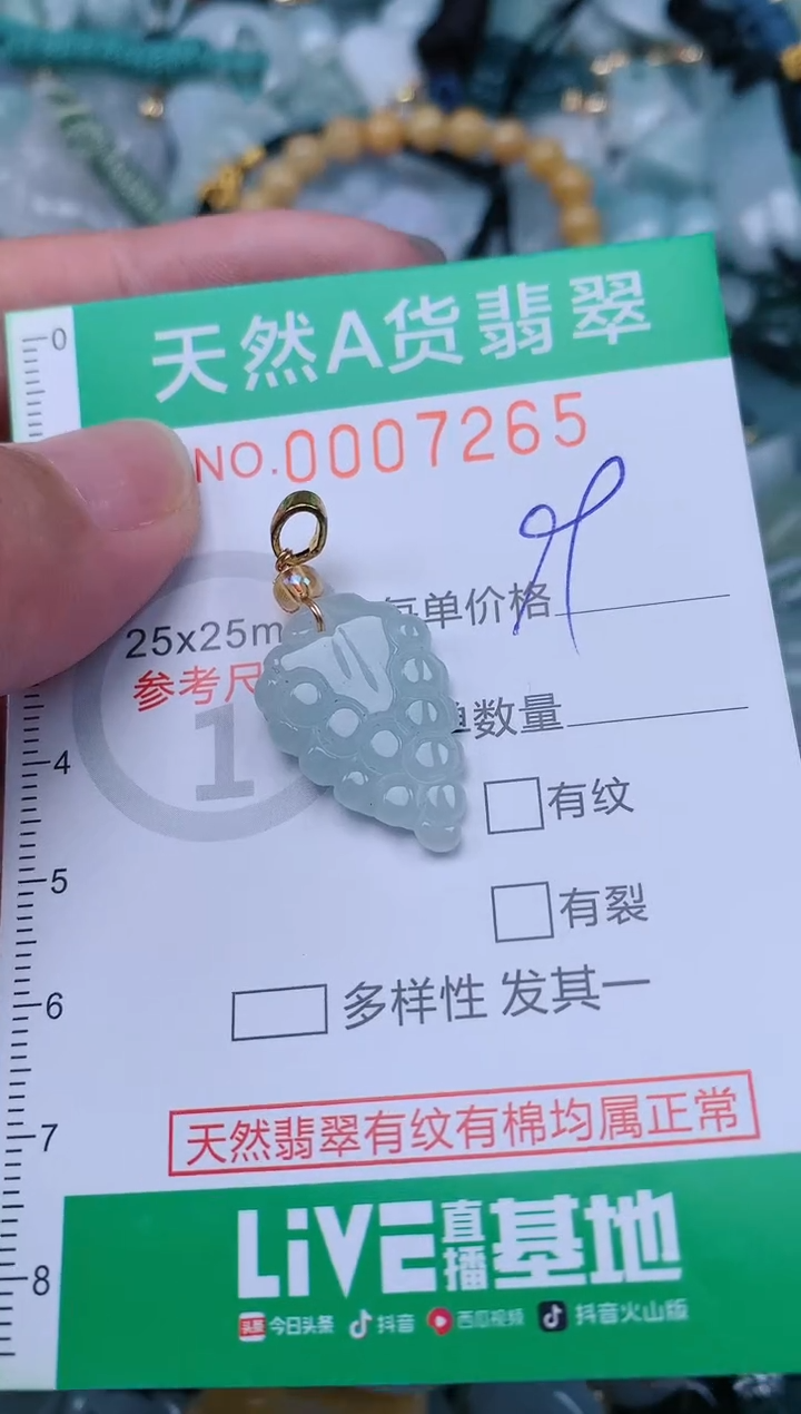 翡翠未镶嵌颈饰.0007265