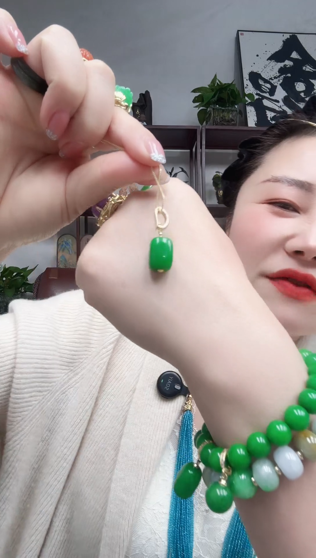 吊坠(赠链)未镶嵌翡翠方糖吊坠