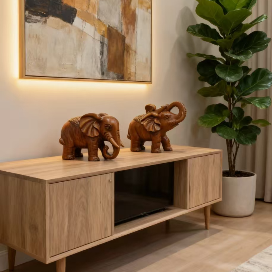 对象工艺品吉祥客厅玄关电视酒柜家居装饰品乔迁开业礼品