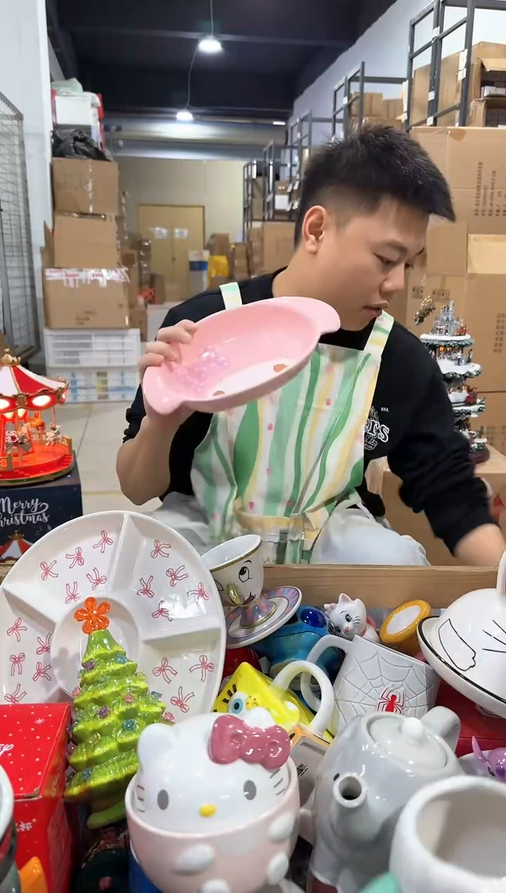 瓷片B款大号美乐蒂深碗