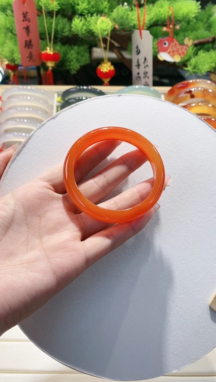 【闪购商品】玛瑙/玉髓手镯未镶嵌64-55