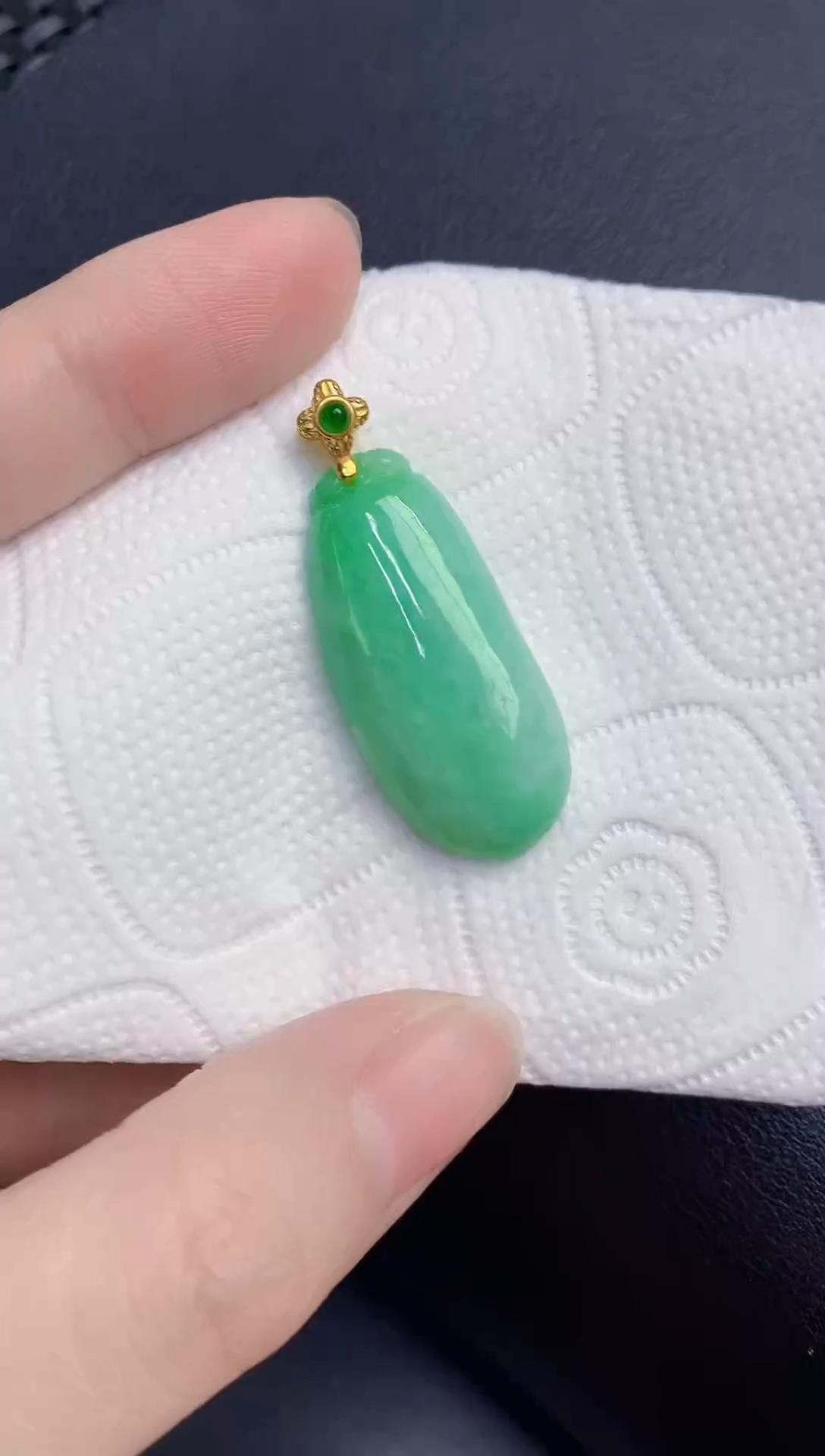 颈饰未镶嵌翡翠天然翡翠缅甸A货