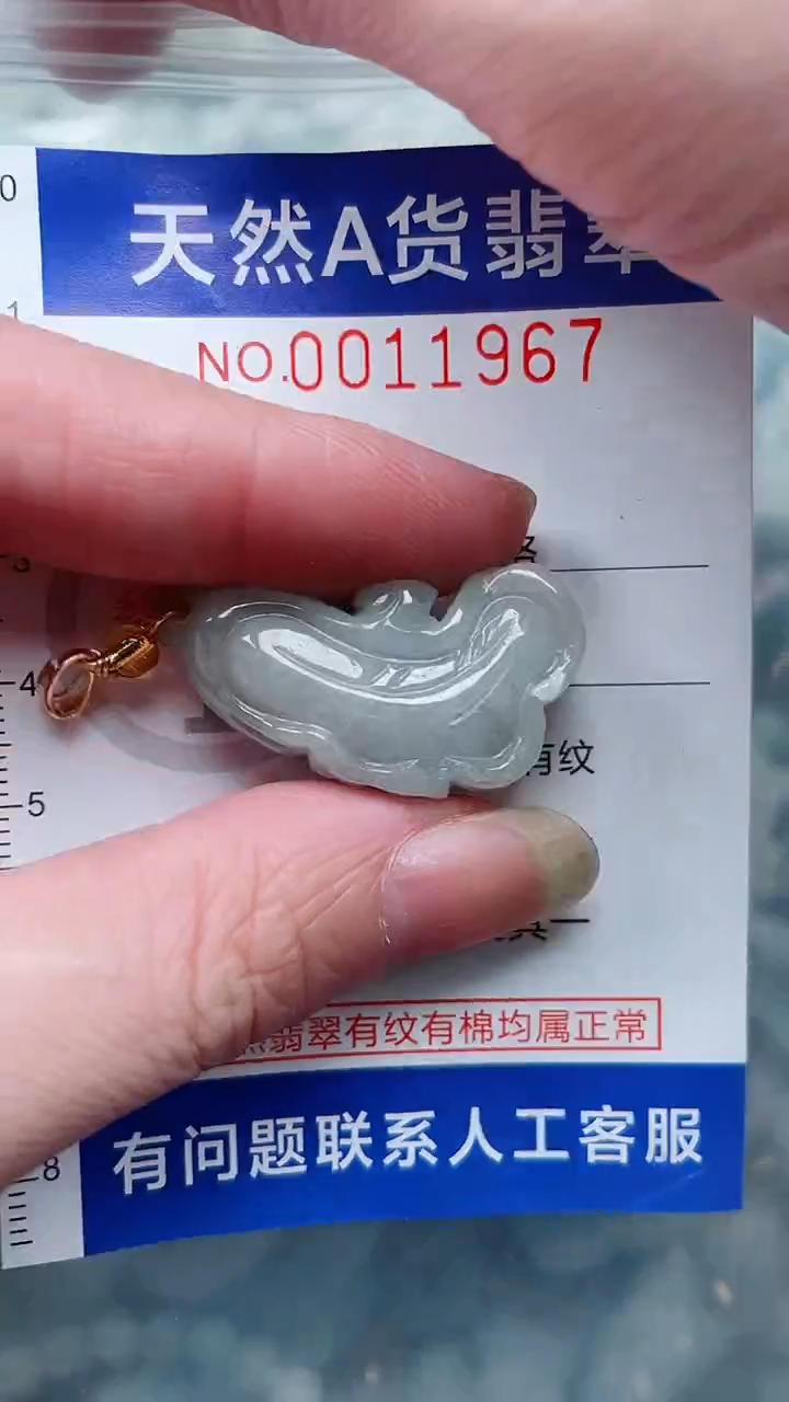 翡翠未镶嵌吊坠(不含链)1