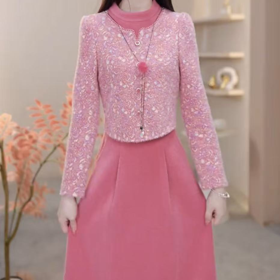 【玥欣服饰】X775 #   2025 时尚 新款 秋冬 减龄  连衣裙