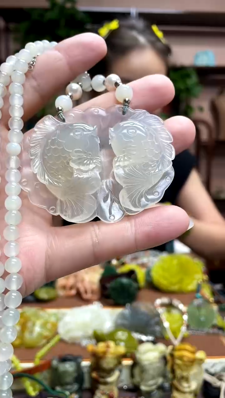 未镶嵌岫玉吊坠·