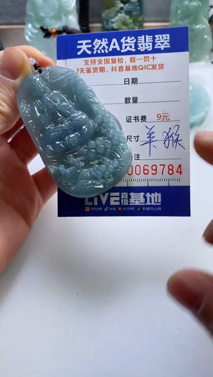 【闪购商品】翡翠挂件未镶嵌