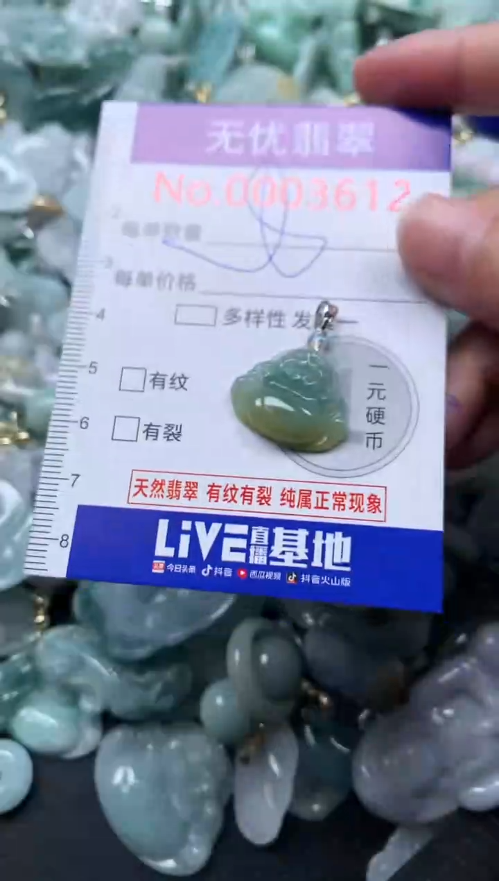 颈饰未镶嵌翡翠3612